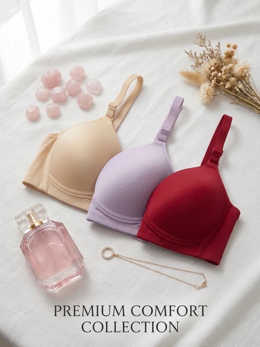 3-Pack Padded Bra
